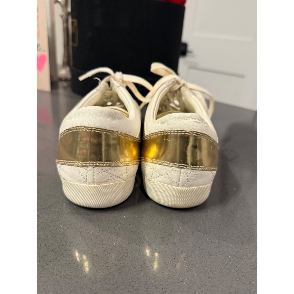 Christian Dior Sprint Basket Sneaker sz 37 US 6.5 Quilted Leather Low Top Luxury - Picture 10 of 10